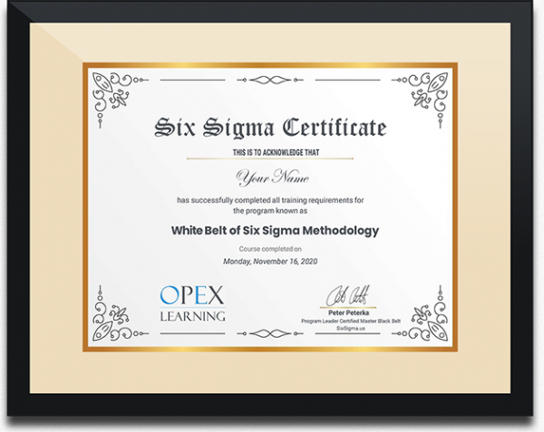 White Belt Certification Exam Answers